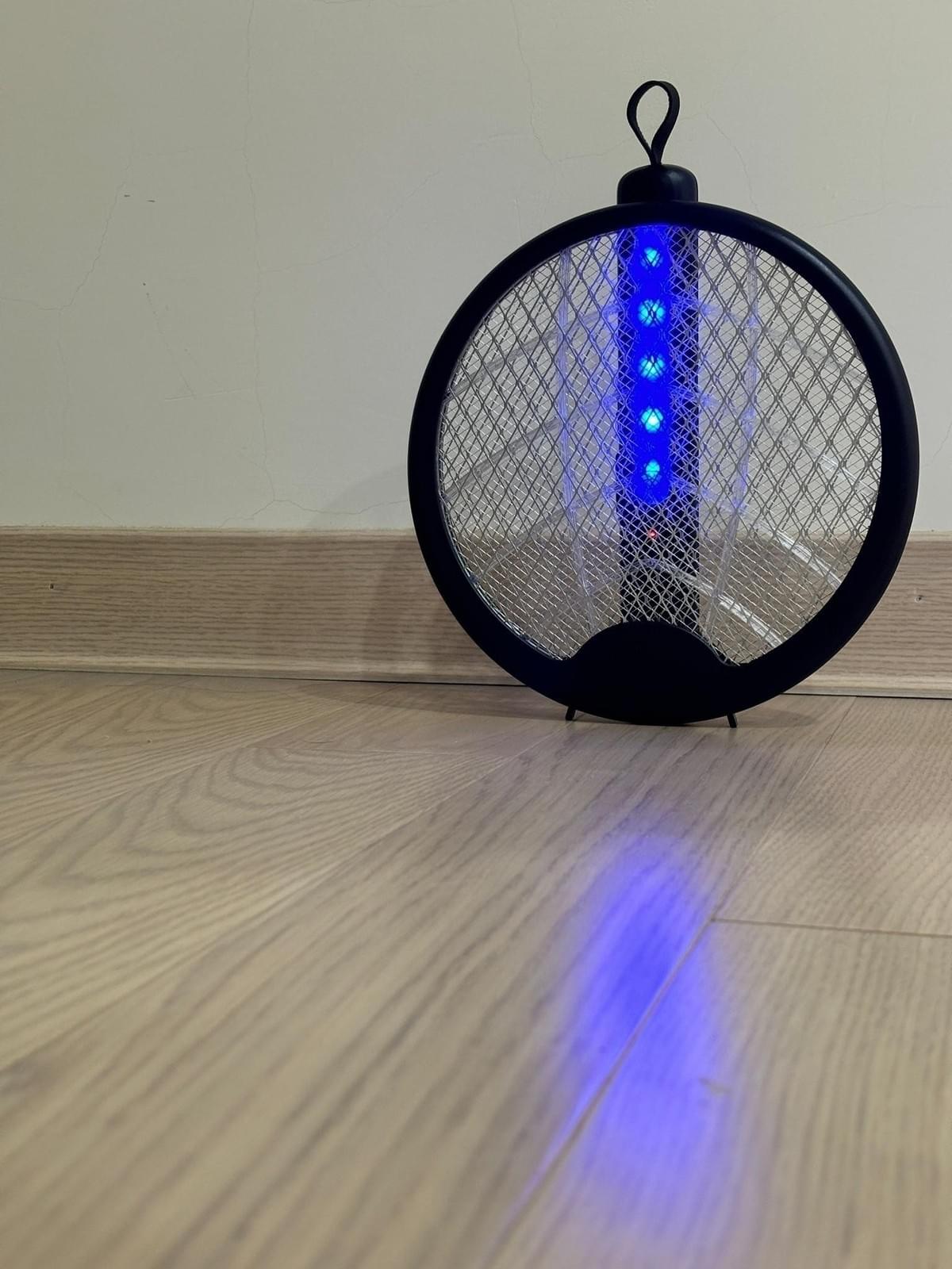 『aibo』一拍兩用 懸掛折疊旋轉 電蚊拍+捕蚊燈—11/24~12/20