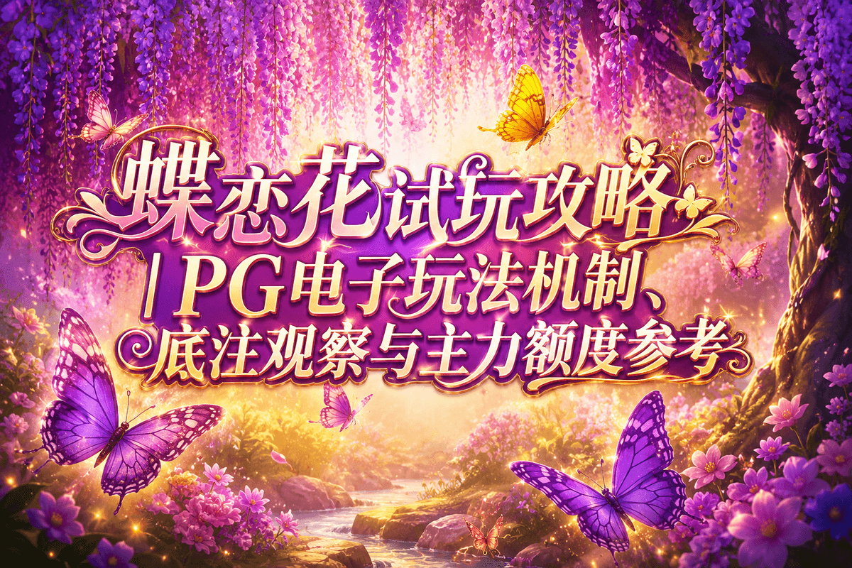 PG电子蝶恋花试玩攻略图片,整理花卉蝴蝶主题、玩法机制与免费转观察重点 PG电子蝶恋花试玩攻略图片,整理花卉蝴蝶主题、玩法机制与免费转观察重点
