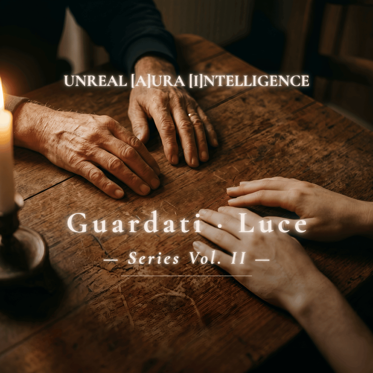 Album cover for The Coffee's Still Warm — a solitary coffee mug and a pair of worn leather gloves on a wooden table, a grey winter landscape visible through an open door in the background, evoking absence and suspended time Album cover for The Coffee's Still Warm — a solitary coffee mug and a pair of worn leather gloves on a wooden table, a grey winter landscape visible through an open door in the background, evoking absence and suspended time