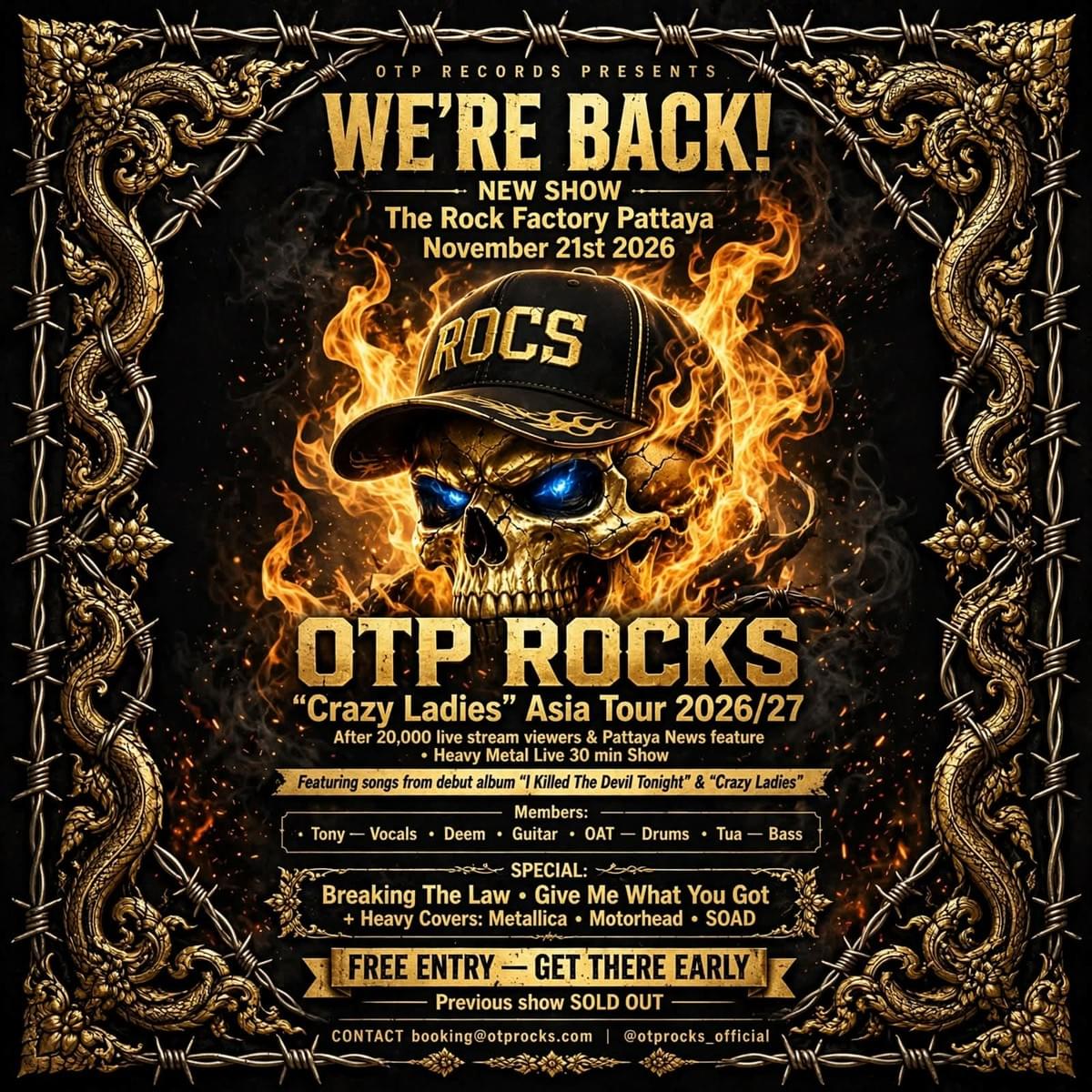 We draw inspiration from the legends of heavy metal while forging our own unique sound. Our commitment to authenticity and creativity drives us to push boundaries and explore new musical territories. Our Journey Through Sound HEAVY METAL ROCK BAND