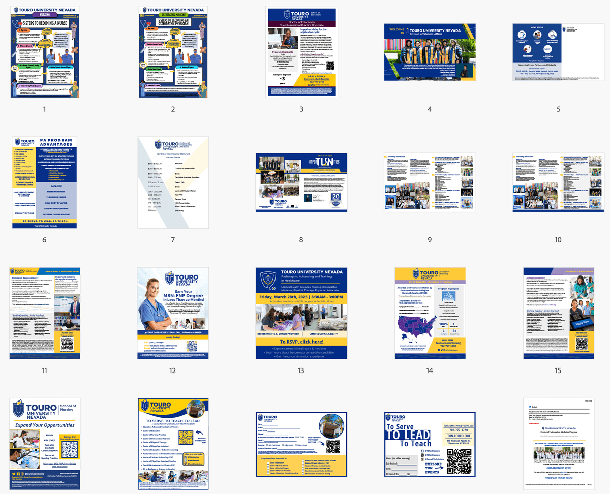 Recruitment Marketing Campaign: Touro University Nevada