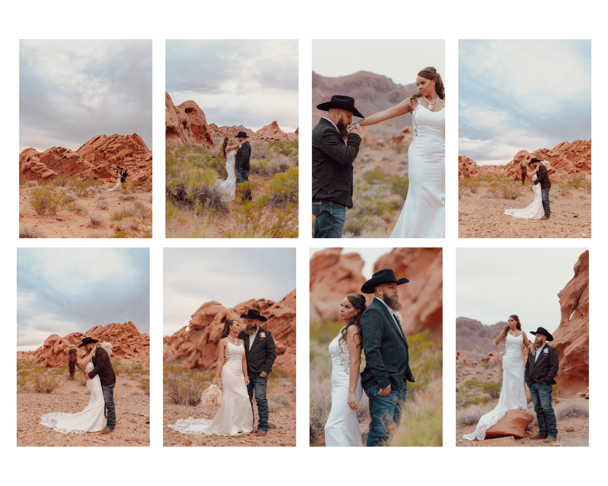 photo of couple in wedding attire in nature location getting professional photos photo of couple in wedding attire in nature location getting professional photos