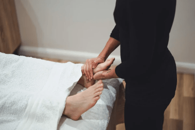 Woman receiving a Remedial Massage at Atma Wellbeing by Saura Rates Woman receiving a Remedial Massage at Atma Wellbeing by Saura Rates