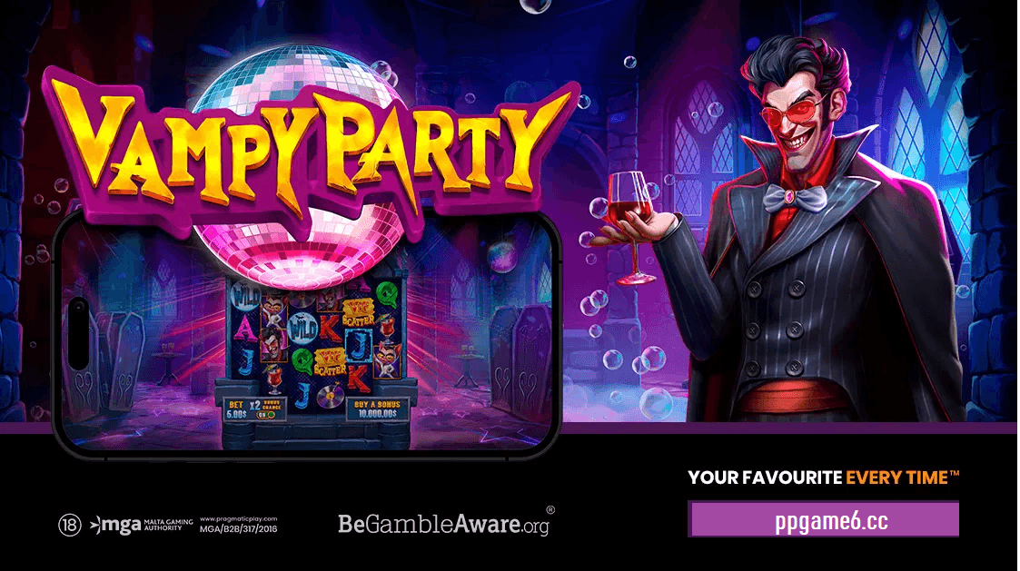 PP王者电子《吸血鬼派对》游戏介绍 PP王者电子《吸血鬼派对》游戏介绍