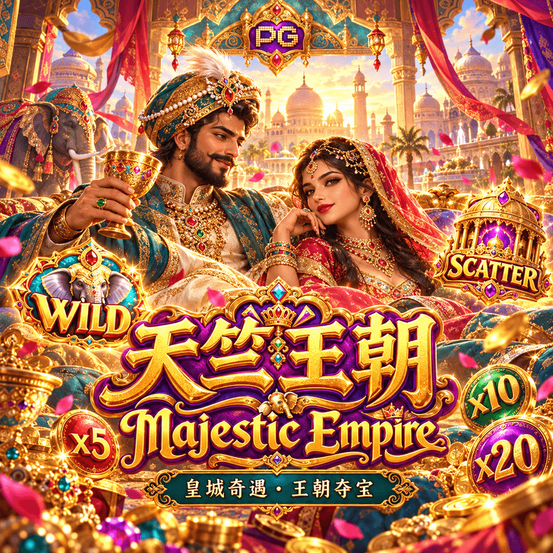 PG电子官网《天竺王朝|Majestic Empire》游戏主题图片 PG电子官网《天竺王朝|Majestic Empire》游戏主题图片