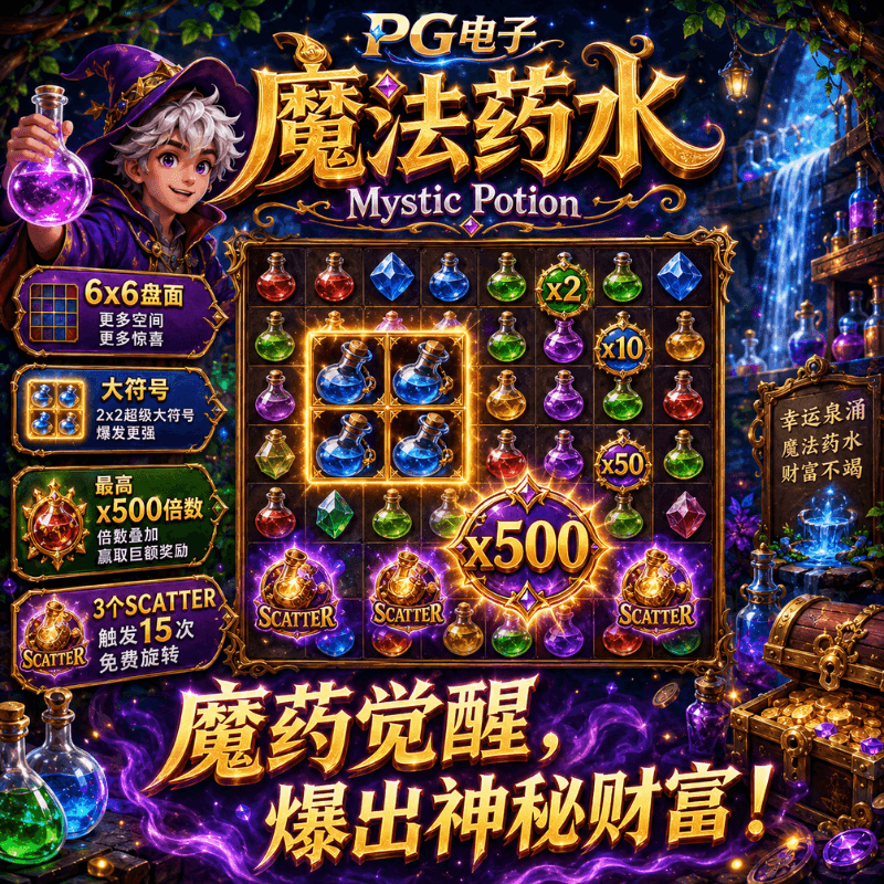 PG电子《魔法药水(Mystic Potion)》、PG电子官网、PG模拟器、PG电子试玩、PG试玩、PG电子模拟器 PG电子《魔法药水(Mystic Potion)》、PG电子官网、PG模拟器、PG电子试玩、PG试玩、PG电子模拟器