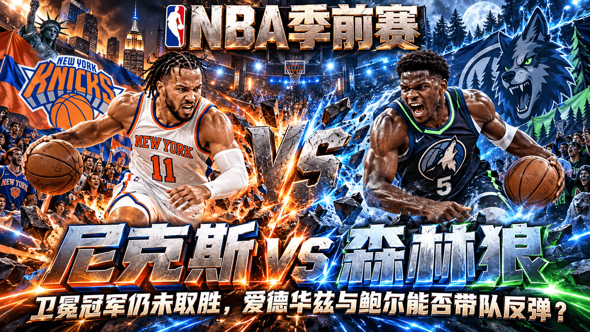 熊猫体育纽约尼克斯vs明尼苏达森林狼NBA季前赛推荐配图,整理双方新阵容磨合 熊猫体育纽约尼克斯vs明尼苏达森林狼NBA季前赛推荐配图,整理双方新阵容磨合
