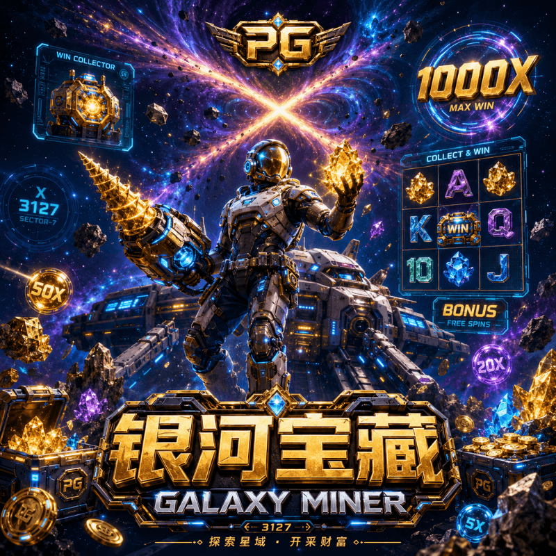 PG电子《银河宝藏|Galaxy Miner》游戏主题图片 PG电子《银河宝藏|Galaxy Miner》游戏主题图片