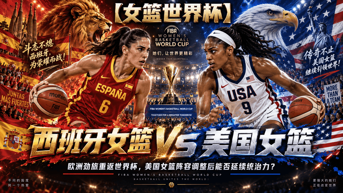 熊猫体育西班牙女篮VS美国女篮篮球推荐配图,整理女篮世界杯赛前分析、西班牙女篮阵容深度与美国女篮统治力看点 熊猫体育西班牙女篮VS美国女篮篮球推荐配图,整理女篮世界杯赛前分析、西班牙女篮阵容深度与美国女篮统治力看点