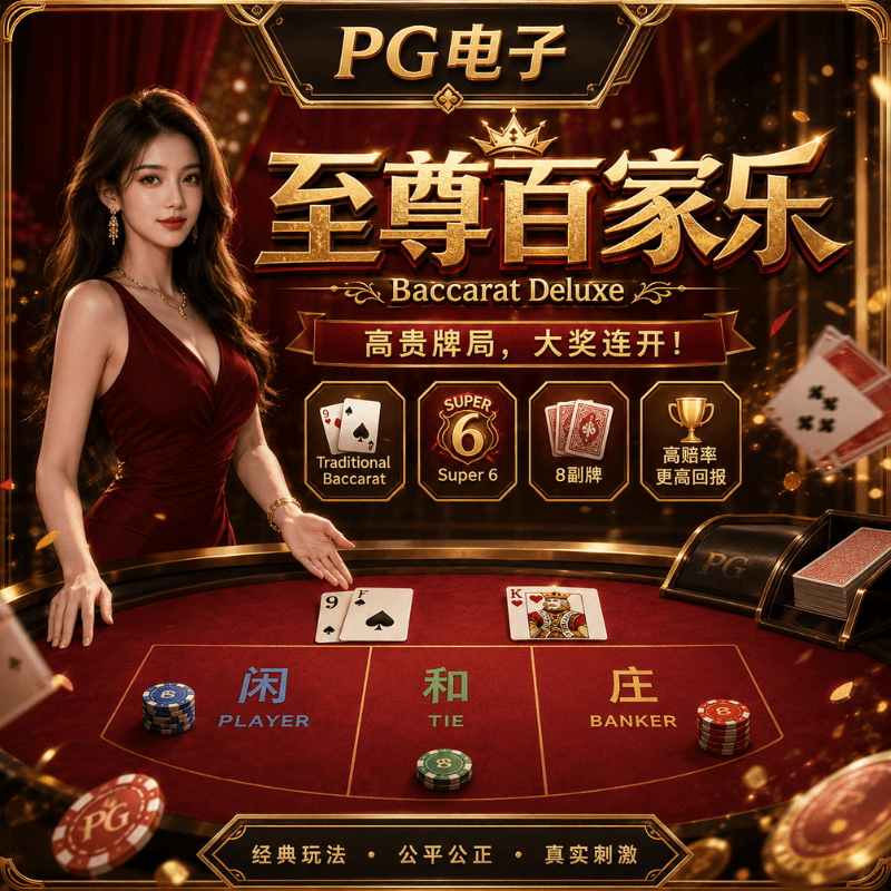 PG电子《至尊百家乐|Baccarat Deluxe》游戏主题图片 PG电子《至尊百家乐|Baccarat Deluxe》游戏主题图片