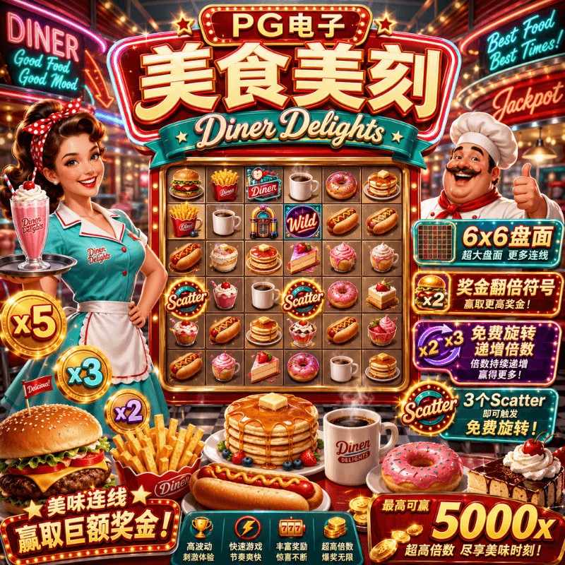PG电子《美食美刻| Diner Delights》、PG电子、PG模拟器、PG电子试玩、PG试玩、PG电子模拟器 PG电子《美食美刻| Diner Delights》、PG电子、PG模拟器、PG电子试玩、PG试玩、PG电子模拟器