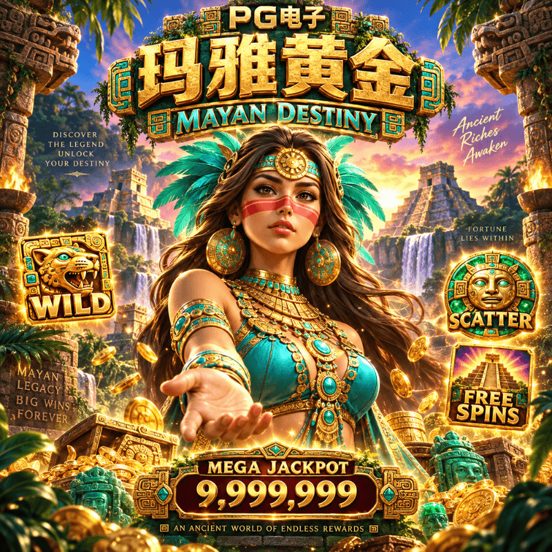 PG电子官网《玛雅黄金|Mayan Destiny》游戏主题图片 PG电子官网《玛雅黄金|Mayan Destiny》游戏主题图片