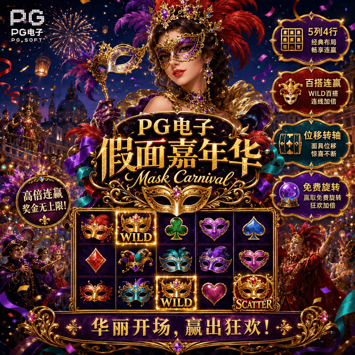 PG电子《假面嘉年华(Mask Carnival)》、PG电子官网、PG电子、PG模拟器、PG电子试玩、PG试玩、老虎机 PG电子《假面嘉年华(Mask Carnival)》、PG电子官网、PG电子、PG模拟器、PG电子试玩、PG试玩、老虎机