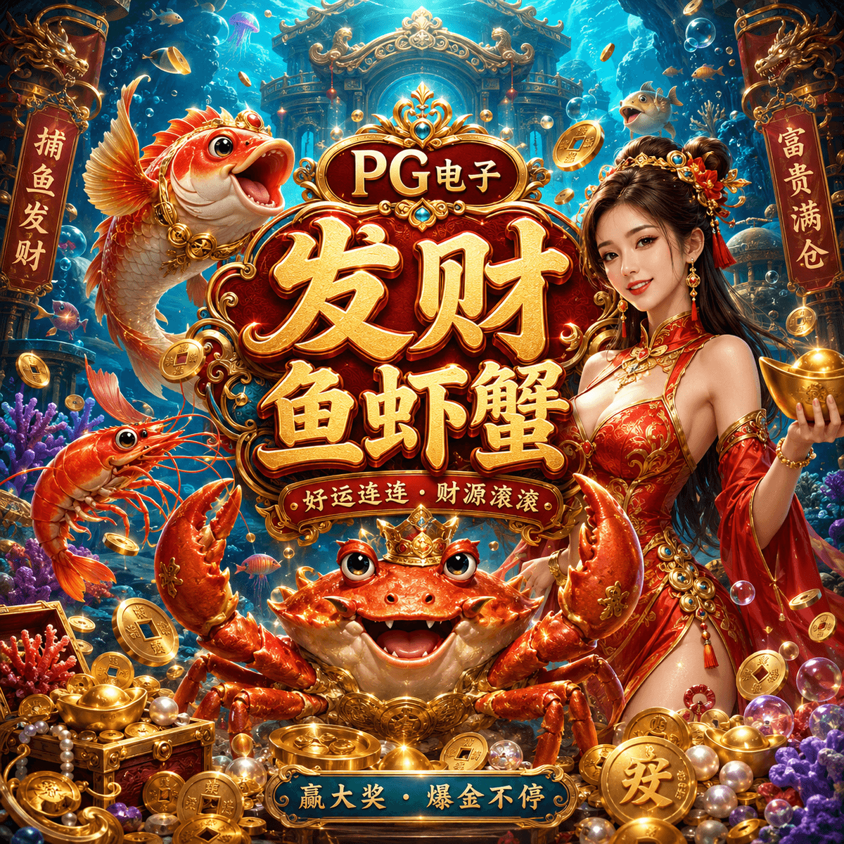 PG电子《发财鱼虾蟹(Win Win Fish Prawn Crab)》、PG电子、PG试玩、PG模拟器、PG电子试玩、老虎机 PG电子《发财鱼虾蟹(Win Win Fish Prawn Crab)》、PG电子、PG试玩、PG模拟器、PG电子试玩、老虎机