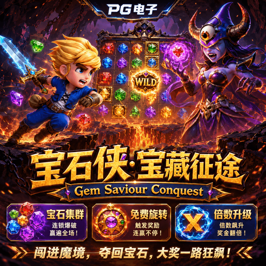PG电子《宝石侠·宝藏征途|Gem Saviour Conquest》、PG电子官网、PG电子、PG模拟器、PG电子试玩、PG试玩、老虎机 PG电子《宝石侠·宝藏征途|Gem Saviour Conquest》、PG电子官网、PG电子、PG模拟器、PG电子试玩、PG试玩、老虎机