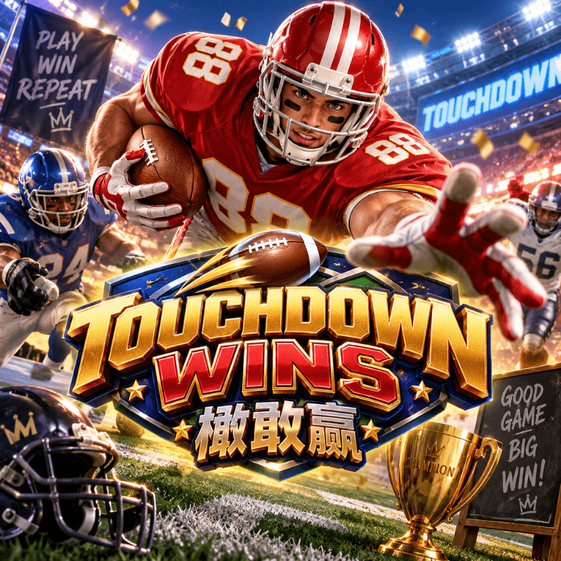 PG电子官网《橄敢赢|Touchdown Wins》游戏主题图片 PG电子官网《橄敢赢|Touchdown Wins》游戏主题图片