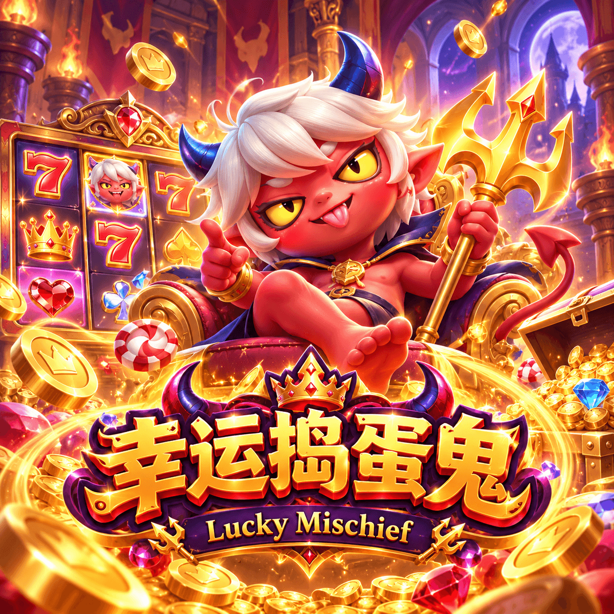 PG电子官网《幸运捣蛋鬼|Lucky Mischief》游戏主题图片 PG电子官网《幸运捣蛋鬼|Lucky Mischief》游戏主题图片