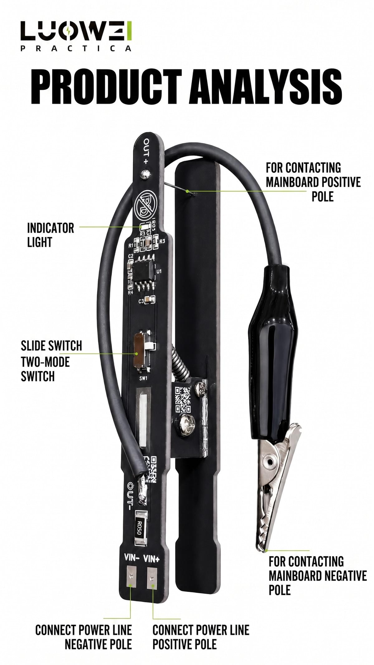 LW-W8 Universal power clip