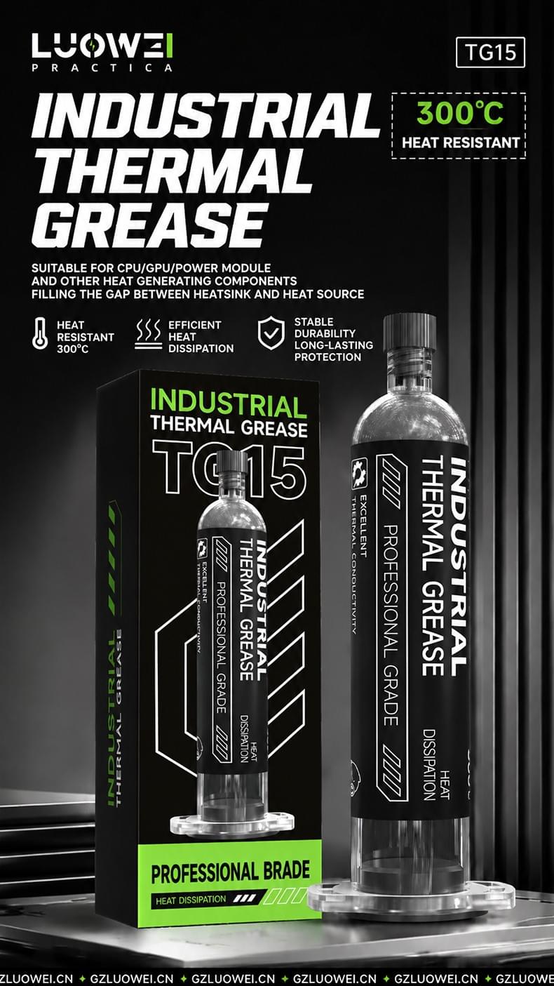 TG-15 Industrial grade - truly heat resistant to 300 degrees Celsius