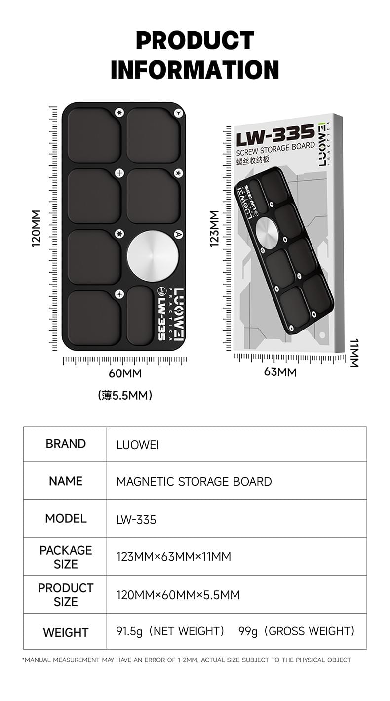 LW-335 Metal screw memory magnetic version