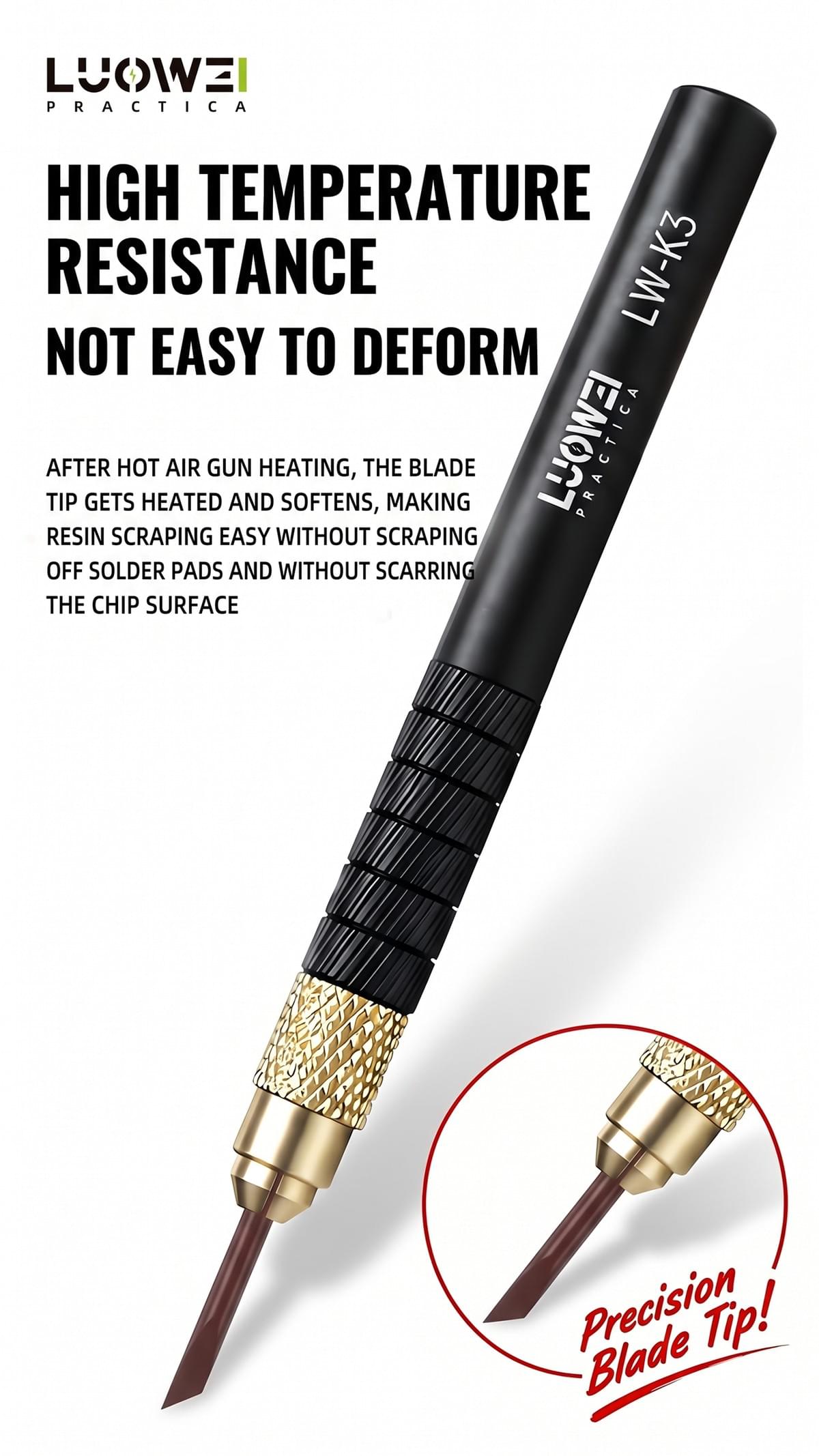 LW-K3 CPU-safe adhesive removal blade