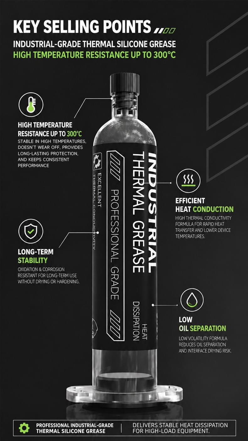 TG-15 Industrial grade - truly heat resistant to 300 degrees Celsius