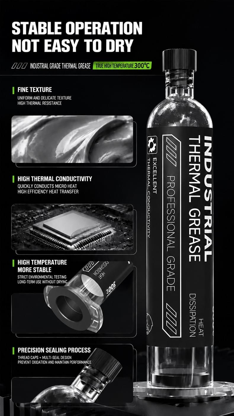 TG-15 Industrial grade - truly heat resistant to 300 degrees Celsius