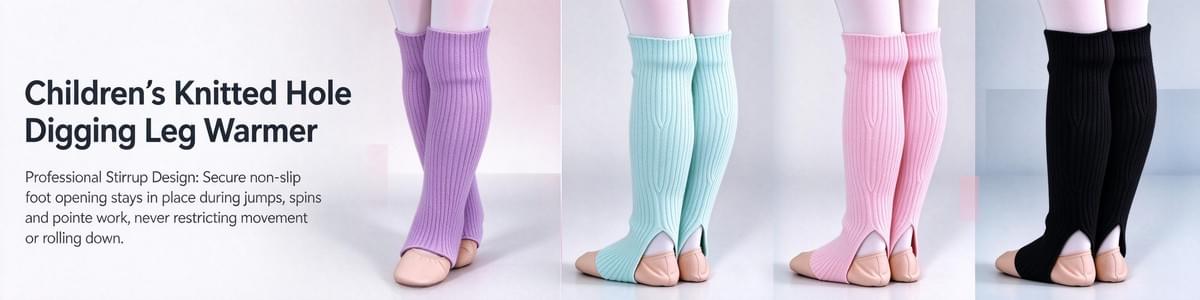 Children's Knitted Hole Digging Leg Warmer Children's Knitted Hole Digging Leg Warmer