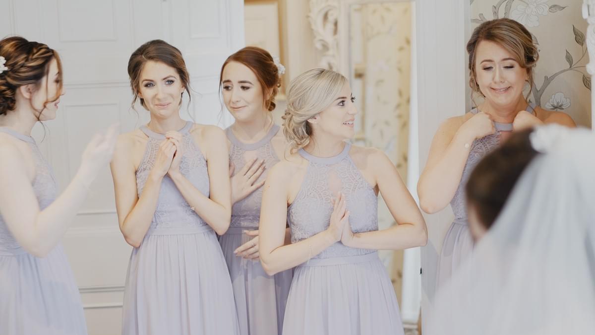 bridesmaids, bridal party, eaves hall wedding, wedding dress bridesmaids, bridal party, eaves hall wedding, wedding dress