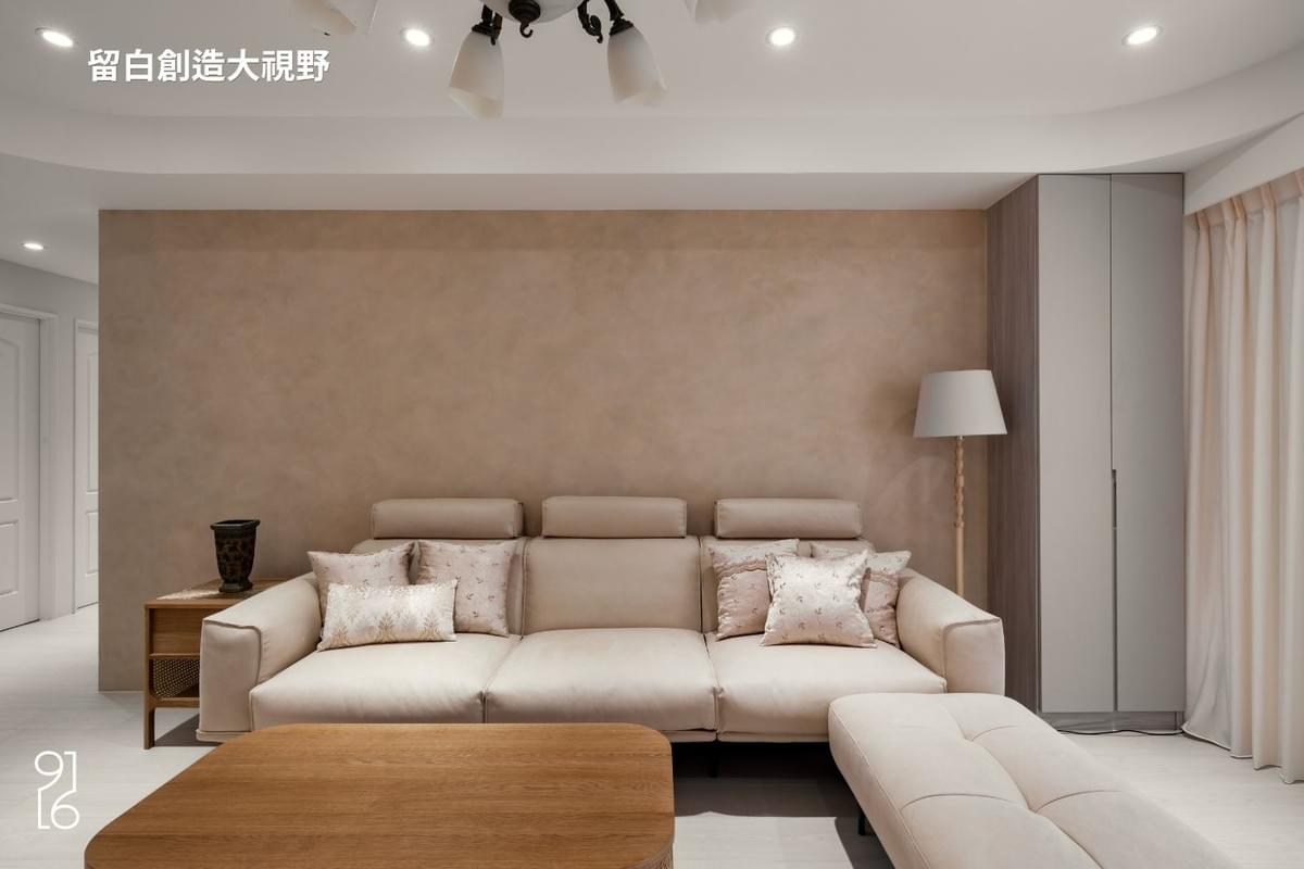 留白能創造小坪數空間的大視野 留白能創造小坪數空間的大視野