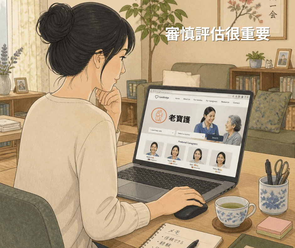 選擇外籍看護公司不要只是聽從親友的推薦 選擇外籍看護公司不要只是聽從親友的推薦