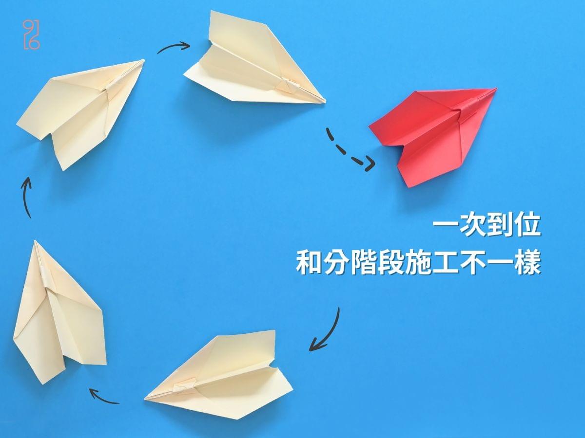 一次到位完工和分階段完工的概念不一樣 一次到位完工和分階段完工的概念不一樣
