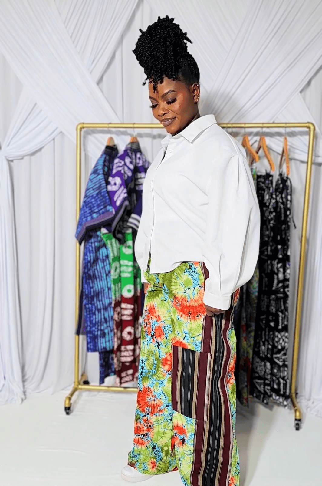 The Adire Cargo Trousers 1