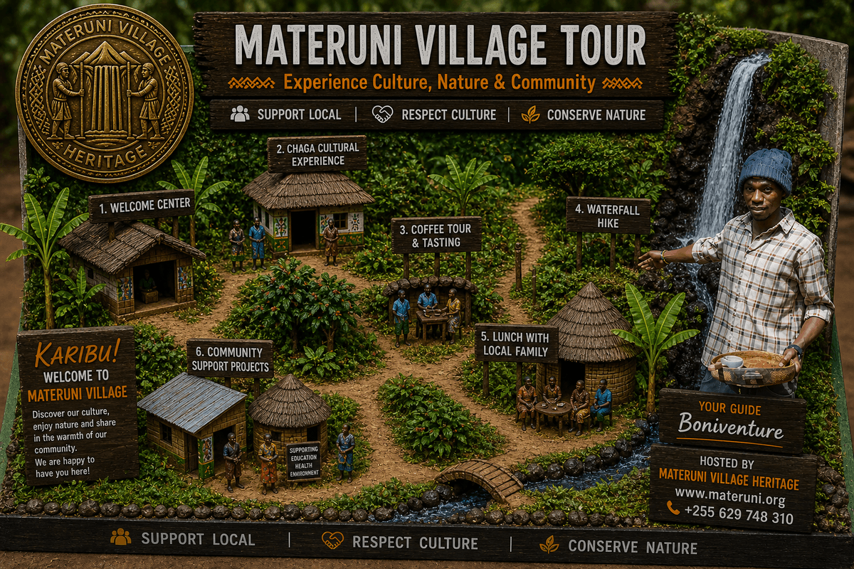 Materuni Waterfalls & Coffee Tour
