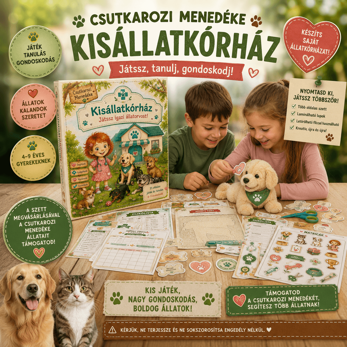Játssz Igazi Állatorvost! (digitális termék)