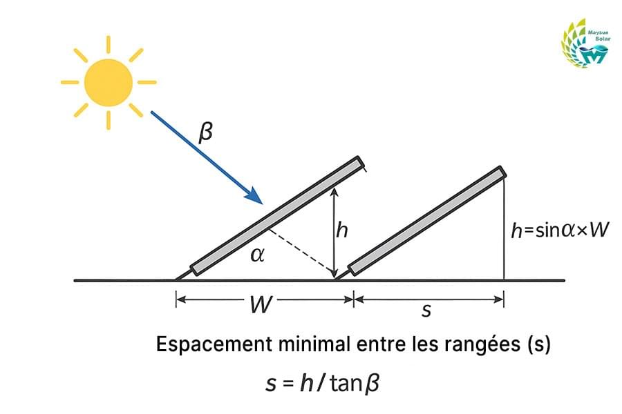 Comparaison entre le nombre de modules et la surface occupée sur toiture pour un système photovoltaïque de 15 kW avec différentes puissances de panneaux Comparaison entre le nombre de modules et la surface occupée sur toiture pour un système photovoltaïque de 15 kW avec différentes puissances de panneaux