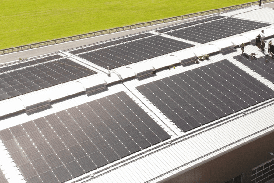 Panneaux photovoltaïques 1/3 cut pour installations distribuées de taille moyenne à grande Panneaux photovoltaïques 1/3 cut pour installations distribuées de taille moyenne à grande