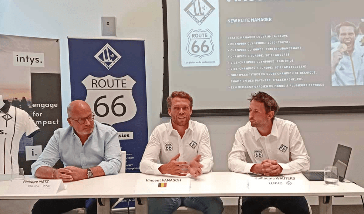 Intys partnership with Louvain-la-Neuve Hockey Club supporting Vincent Vanasch as Elite Manage Intys partnership with Louvain-la-Neuve Hockey Club supporting Vincent Vanasch as Elite Manage