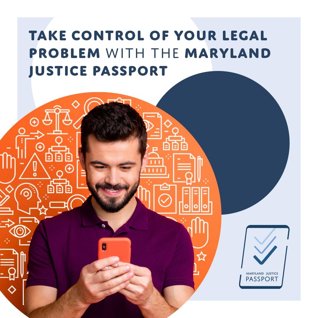 Digital ad of a man holding a phone Digital ad of a man holding a phone