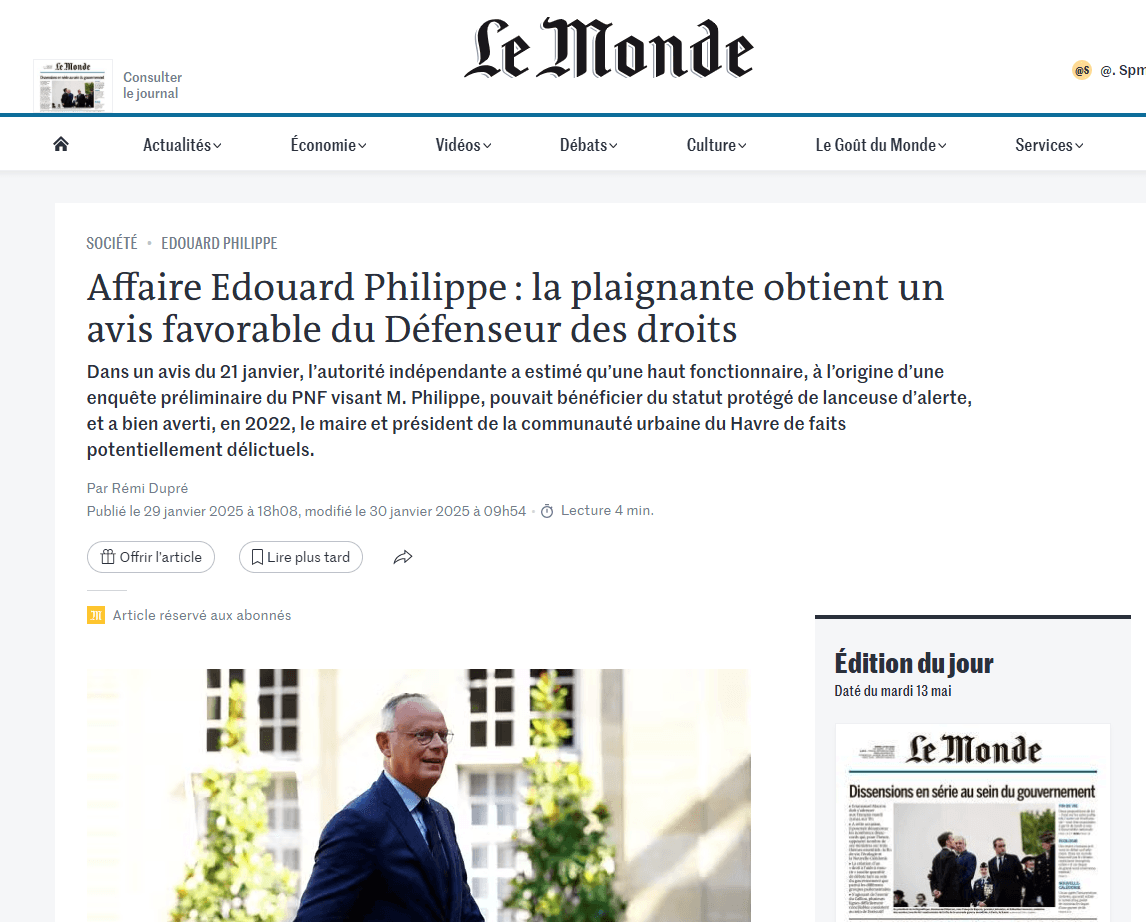 — Antoine Moreau The support of Judith against Goliath has been invaluable. Their comprehensive and caring approach gave me the courage to pursue my quest. We have accompanied many whistleblowers in their fight for truth and justice. Journal of a whistleblower — Antoine Moreau The support of Judith against Goliath has been invaluable. Their comprehensive and caring approach gave me the courage to pursue my quest. We have accompanied many whistleblowers in their fight for truth and justice. Journal of a whistleblower