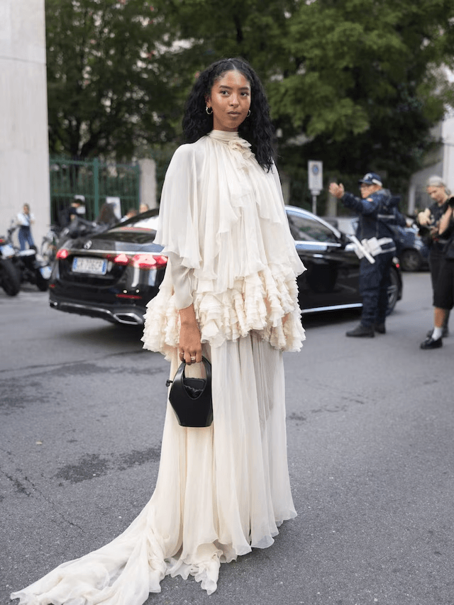 Natalia Bryant is seen during the Milan Womenswear Spring/Summer 2026 Fashion Week on September 23, 2025 in Milan, Italy. Natalia Bryant is seen during the Milan Womenswear Spring/Summer 2026 Fashion Week on September 23, 2025 in Milan, Italy.