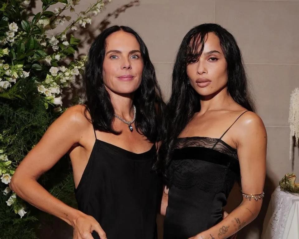 Jeweler Jessica McCormack with friend and campaign star Zoe Kravitz. Jeweler Jessica McCormack with friend and campaign star Zoe Kravitz.