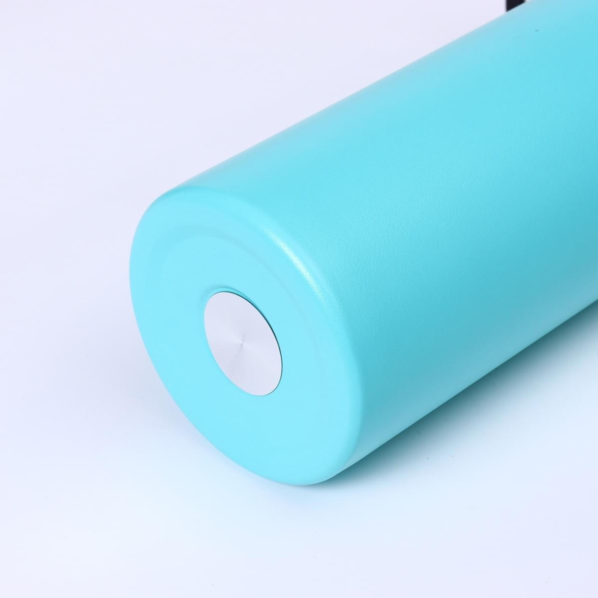 Custom Logo Insulated Stainless Steel Water Bottle Double Wall Vacuum Flask Straw Lid