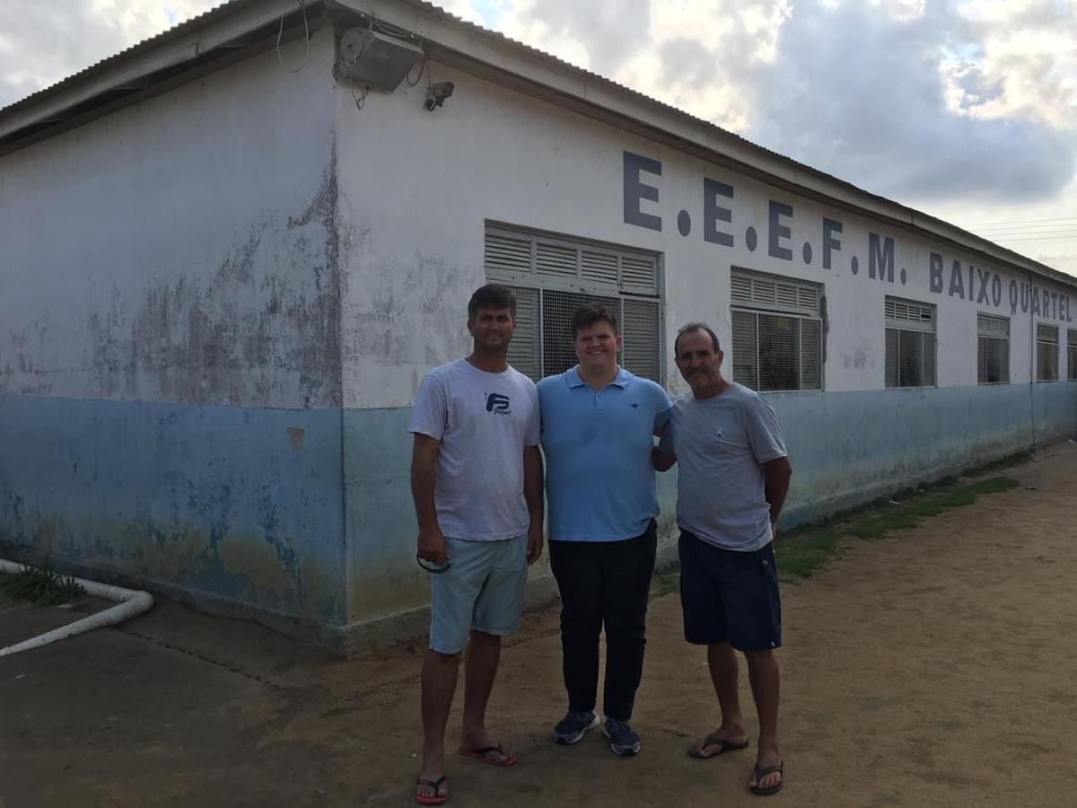 O deputado federal Felipe Rigoni em visita à unidade em setembro de 2019 O deputado federal Felipe Rigoni em visita à unidade em setembro de 2019