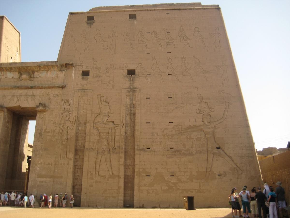 Temple Edfu Egypt Temple Edfu Egypt