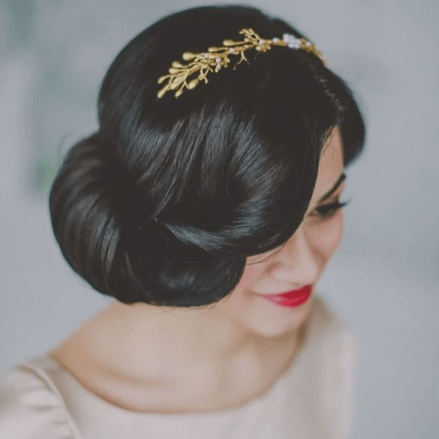 Coiffure de mariée retro Coiffure de mariée retro