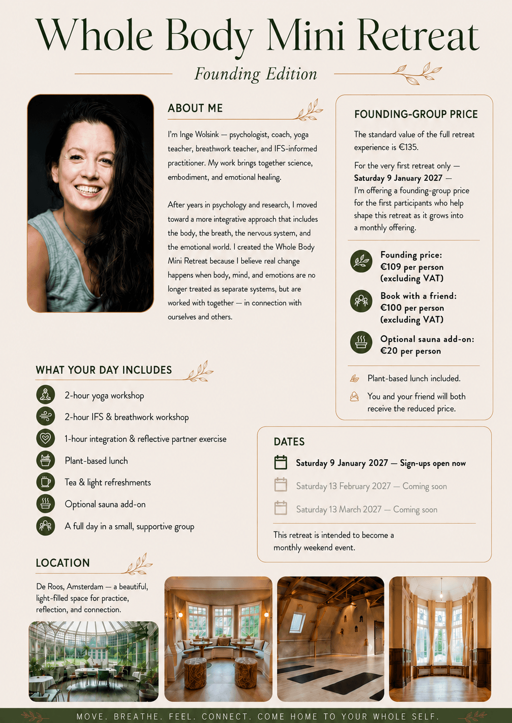 Whole Body Mini Retreat January 9