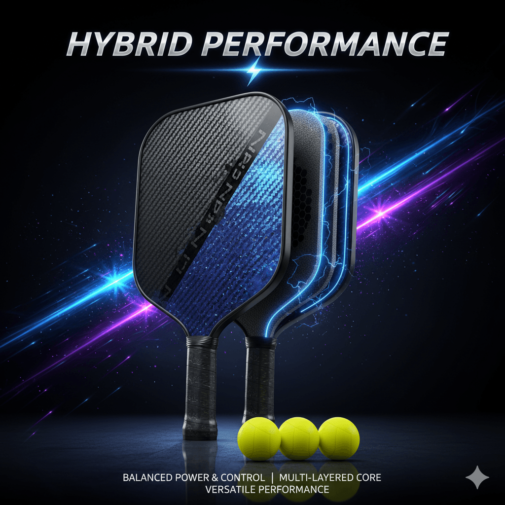 TPU SPORTS BYBRID PERFORMANCE PICKLEBALL PADDLE TPU SPORTS BYBRID PERFORMANCE PICKLEBALL PADDLE