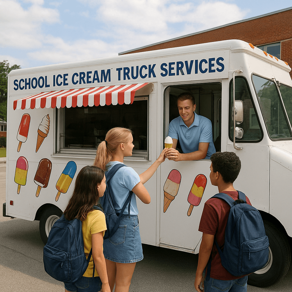 School Ice Cream Truck Services School Ice Cream Truck Services