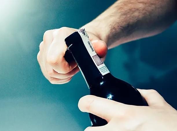 Open a bottle Open a bottle